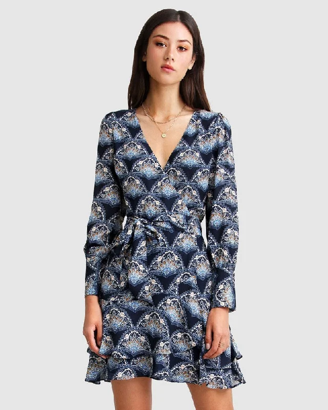 A Night With You Mini Wrap Dress - Navy FINAL SALE Fashionable Wrap Dress with Lining A Night With You Mini Wrap Dress - Navy FINAL SALE Fashionable Wrap Dress with Lining