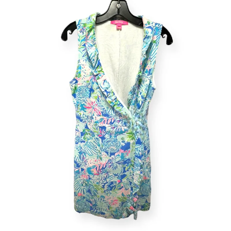 Romee Wrap Dress in Lion Around Lilly Pulitzer, Size S Comfortable V-Neck Wrap Dress Romee Wrap Dress in Lion Around Lilly Pulitzer, Size S Comfortable V-Neck Wrap Dress