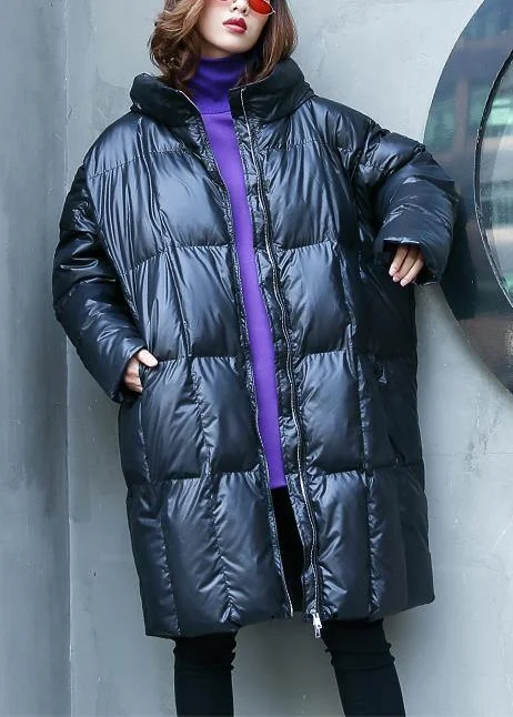 Casual plus size warm winter coat overcoat black hooded zippered Parkas Bohemian Knit Overcoat Casual plus size warm winter coat overcoat black hooded zippered Parkas Bohemian Knit Overcoat