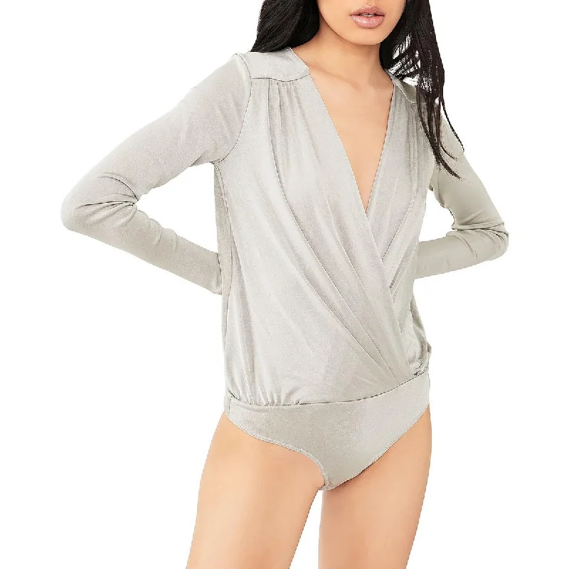 Intimately Free People Womens Turnt Surplice V-Neck Bodysuit Comfortable Spaghetti Strap Bodysuit Intimately Free People Womens Turnt Surplice V-Neck Bodysuit Comfortable Spaghetti Strap Bodysuit