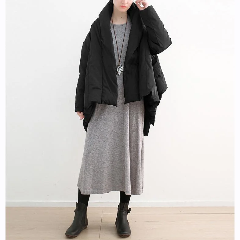 2018 black down coat plus size high neck pockets down overcoat thick asymmetric trench coat Timeless Wool Coat 2018 black down coat plus size high neck pockets down overcoat thick asymmetric trench coat Timeless Wool Coat