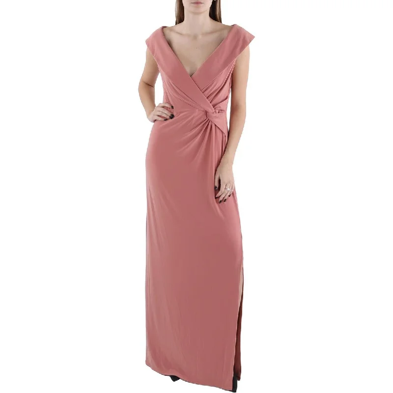 Lauren Ralph Lauren Womens Jersey Off-The-Shoulder Evening Dress Tunics Cozy comfortable Lauren Ralph Lauren Womens Jersey Off-The-Shoulder Evening Dress Tunics Cozy comfortable