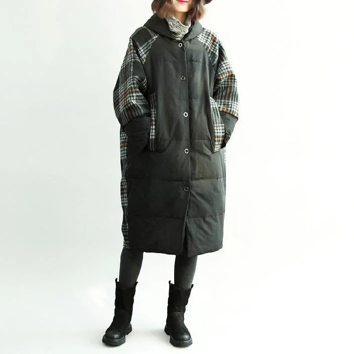 Luxury plaid patchwork down overcoat Loose fitting down overcoat Elegant cotton quilted trench coat Plush Teddy Overcoat Luxury plaid patchwork down overcoat Loose fitting down overcoat Elegant cotton quilted trench coat Plush Teddy Overcoat