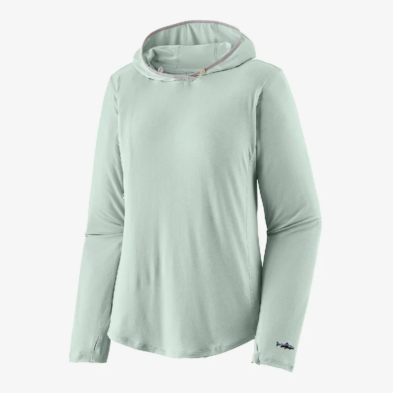 Patagonia Women's Tropic Comfort Natural Hoody Hoodie with Hem Elastic Stretchable Comfortable Patagonia Women's Tropic Comfort Natural Hoody Hoodie with Hem Elastic Stretchable Comfortable