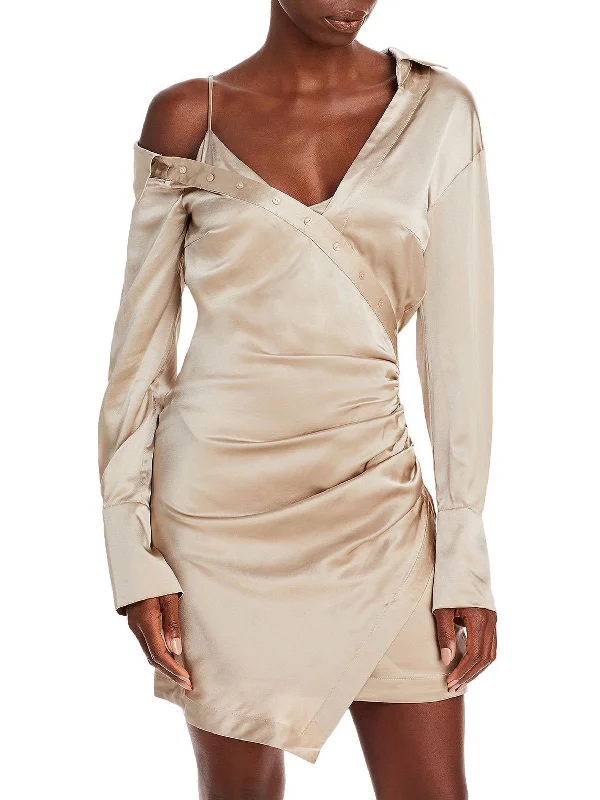 Womens Asymmetric Midi Cocktail and Party Dress Tunics Essential wardrobe