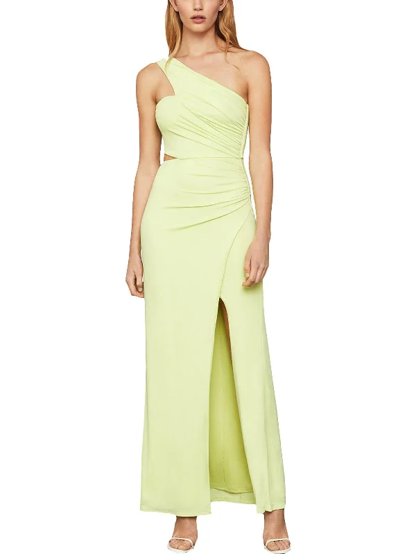 Womens One Shoulder Cut-Out Evening Dress Tunics Ceremony elegant