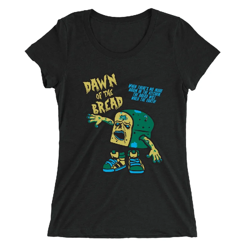 Movie The Food™ "Dawn Of The Bread" Women's T-Shirt Machine Wash Dry Clean Hand Wash Movie The Food™ "Dawn Of The Bread" Women's T-Shirt Machine Wash Dry Clean Hand Wash
