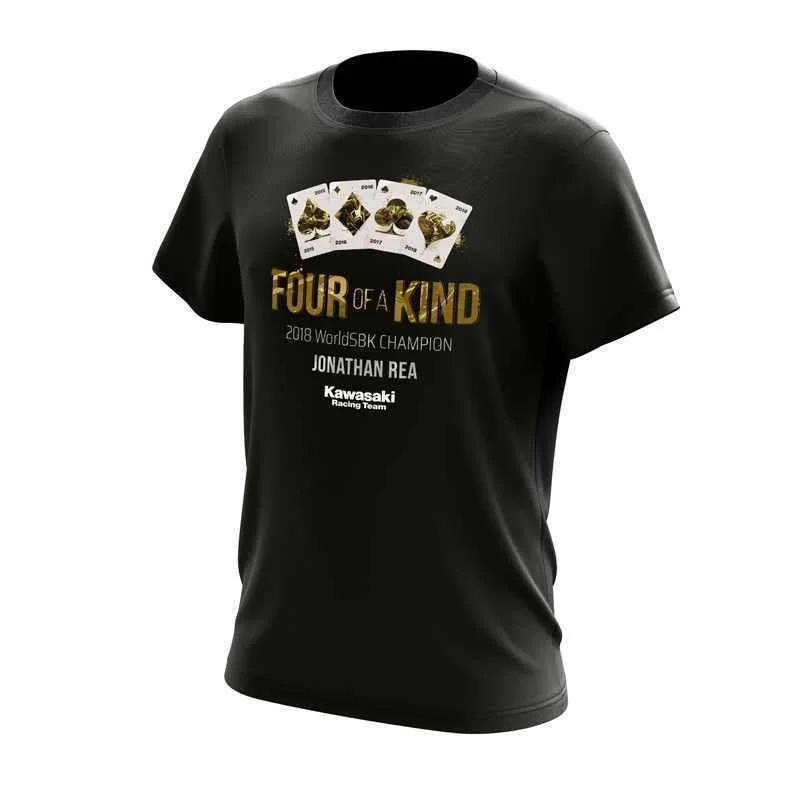 Limited Edition Official Jonathan Rea 2018 World Champion T-Shirt - Woman's Striped Floral Plaid Limited Edition Official Jonathan Rea 2018 World Champion T-Shirt - Woman's Striped Floral Plaid