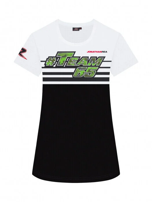 Official Jonathan Rea #Team65 Woman's T-Shirt - 19 31804 Elasticated Padded Insulated Official Jonathan Rea #Team65 Woman's T-Shirt - 19 31804 Elasticated Padded Insulated