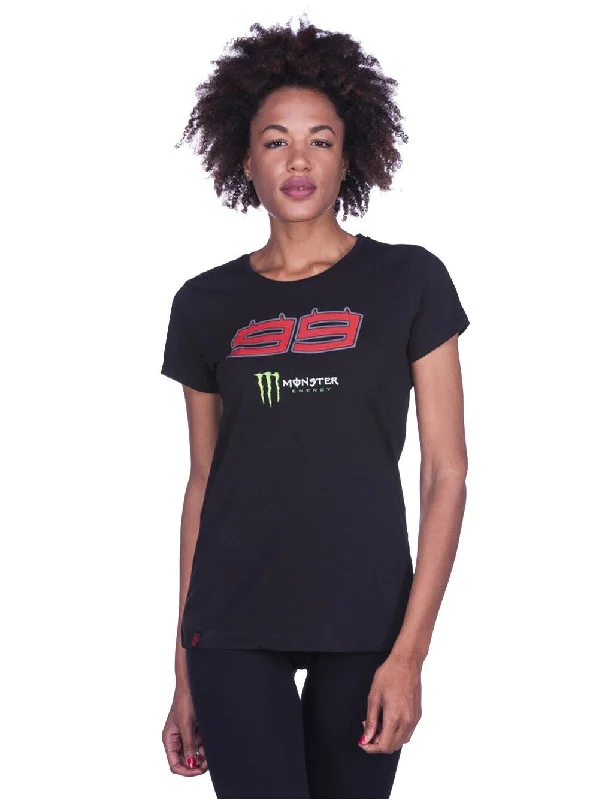 Official Jorge Lorenzo Monster Woman's T-Shirt - 17 31404 Front Pockets Side Pockets Patch Pockets Official Jorge Lorenzo Monster Woman's T-Shirt - 17 31404 Front Pockets Side Pockets Patch Pockets
