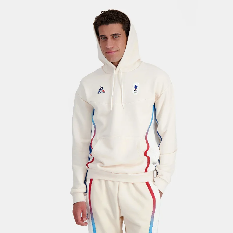 2410050-EFRO 24 Hoody N°1 M écru | Sweat à capuche Unisexe Hoodie with Ribbed Hem Stretchable Secure 2410050-EFRO 24 Hoody N°1 M écru | Sweat à capuche Unisexe Hoodie with Ribbed Hem Stretchable Secure