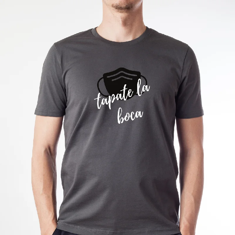 Tapate La Boca Funny Spanish Mask Unisex T-Shirt Nylon Fabric Polyester Fabric Spandex Fabric Tapate La Boca Funny Spanish Mask Unisex T-Shirt Nylon Fabric Polyester Fabric Spandex Fabric