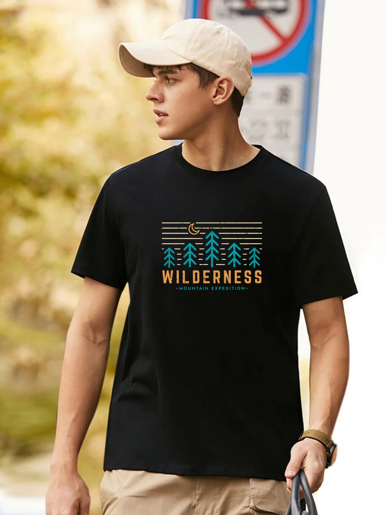 Wilderness - Mountain Expedition - Unisex T-Shirt Terry Blend Velvet Blend Canvas Blend Wilderness - Mountain Expedition - Unisex T-Shirt Terry Blend Velvet Blend Canvas Blend
