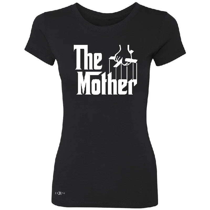 Zexpa Apparelâ„¢ The Mother Godfather Women's T-shirt Couple Matching Mother's Day Tee Faux Fur Fabric Real Fur Fabric Shearling Fabric Zexpa Apparelâ„¢ The Mother Godfather Women's T-shirt Couple Matching Mother's Day Tee Faux Fur Fabric Real Fur Fabric Shearling Fabric