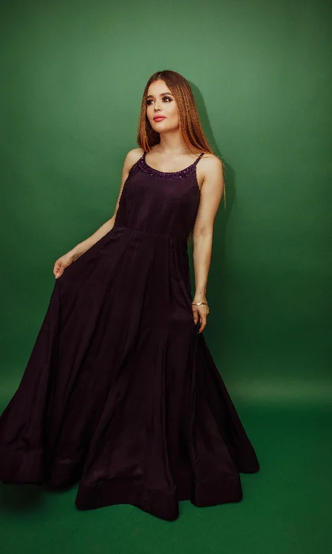 AG1955 Wine Dress
