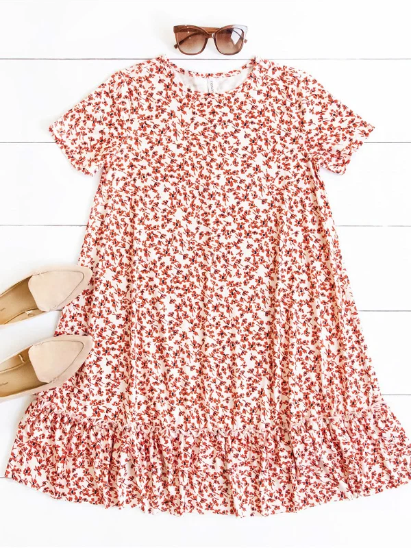 Small Floral Red
