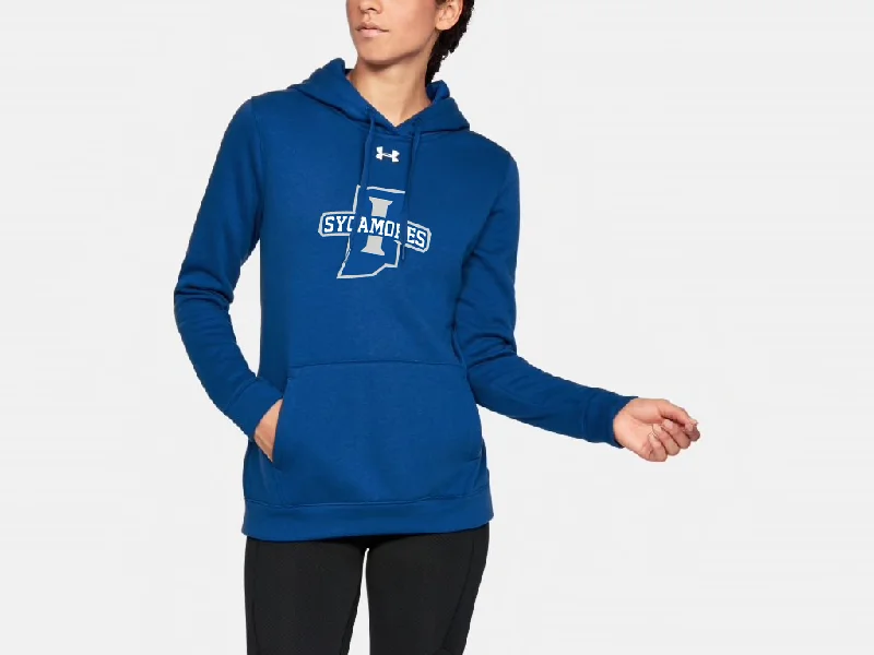 New Sycamores Women's UA Rival Fleece Hoody Hoodie with Batwing Sleeves Loose Dramatic New Sycamores Women's UA Rival Fleece Hoody Hoodie with Batwing Sleeves Loose Dramatic