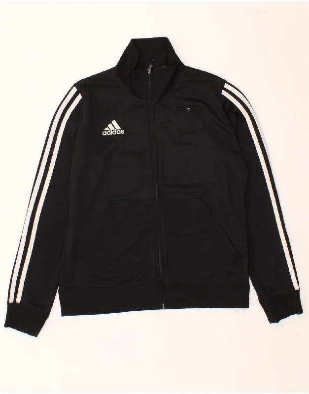 ADIDAS Womens Tracksuit Top Jacket UK 14 Large Black Nylon Fabric Polyester Fabric Spandex Fabric ADIDAS Womens Tracksuit Top Jacket UK 14 Large Black Nylon Fabric Polyester Fabric Spandex Fabric
