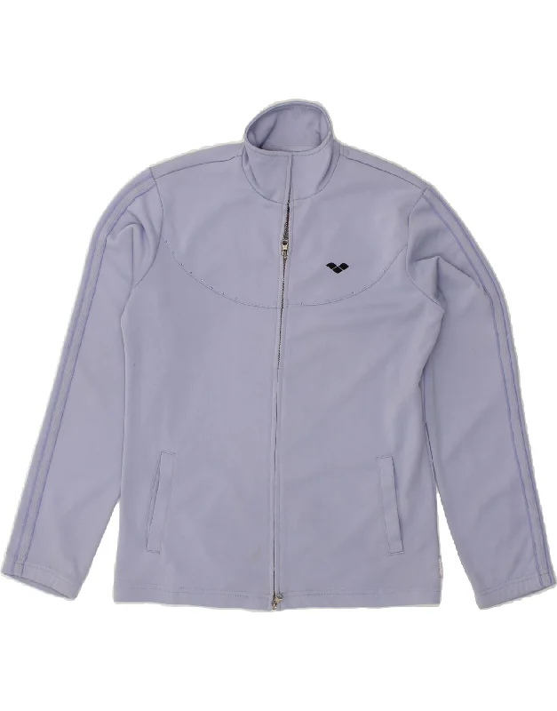 ARENA Womens Tracksuit Top Jacket UK 12 Medium Blue Lace Jacket Ribbed Jacket Sequined Jacket ARENA Womens Tracksuit Top Jacket UK 12 Medium Blue Lace Jacket Ribbed Jacket Sequined Jacket