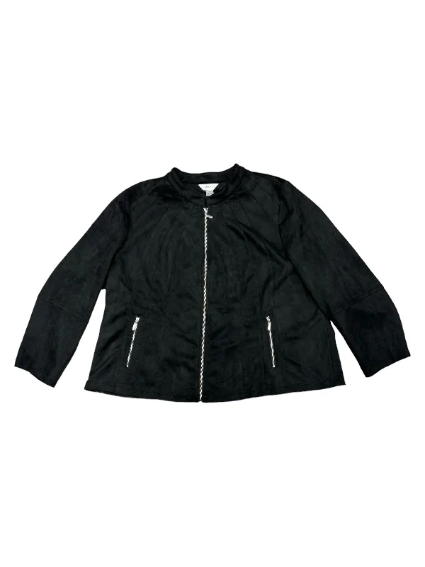 Black Jacket Other Cj Banks, Size 3x Faux Fur Jacket Real Fur Jacket Shearling Jacket Black Jacket Other Cj Banks, Size 3x Faux Fur Jacket Real Fur Jacket Shearling Jacket