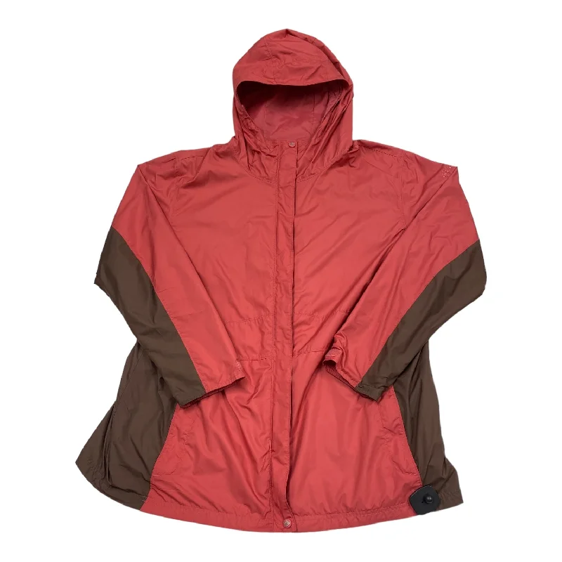 Brown & Pink Jacket Windbreaker Columbia, Size 1x Fleece Jacket Down Jacket Feather Jacket Brown & Pink Jacket Windbreaker Columbia, Size 1x Fleece Jacket Down Jacket Feather Jacket