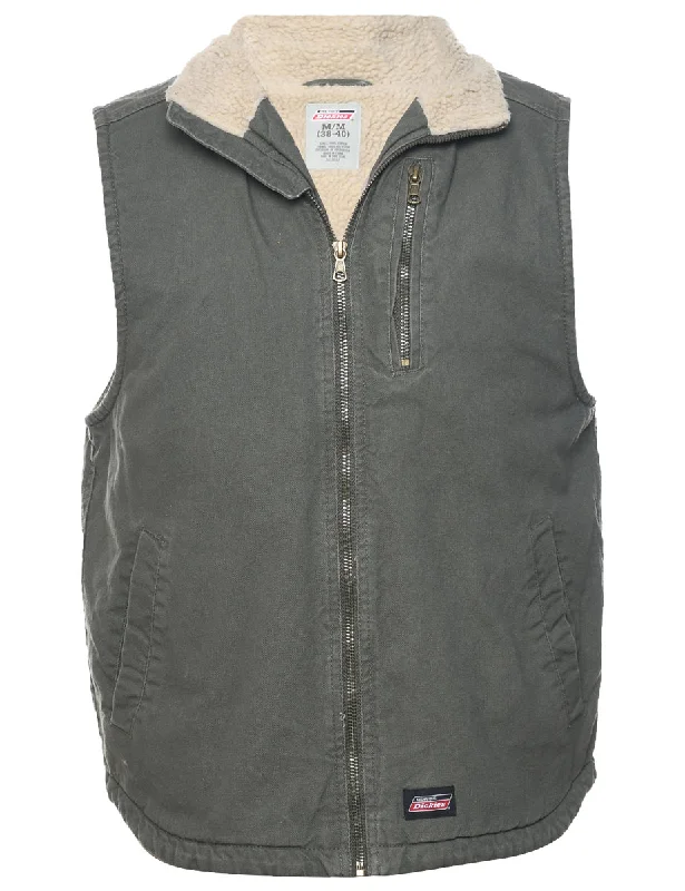 Dickies Workwear Sleeveless Jacket - M Embroidered Jacket Appliqued Jacket Beaded Jacket Dickies Workwear Sleeveless Jacket - M Embroidered Jacket Appliqued Jacket Beaded Jacket