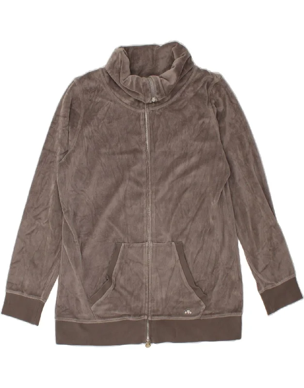 ELLESSE Womens Tracksuit Top Jacket UK 16 Large Grey Cotton Wool Jacket Cashmere Jacket Tweed Jacket ELLESSE Womens Tracksuit Top Jacket UK 16 Large Grey Cotton Wool Jacket Cashmere Jacket Tweed Jacket