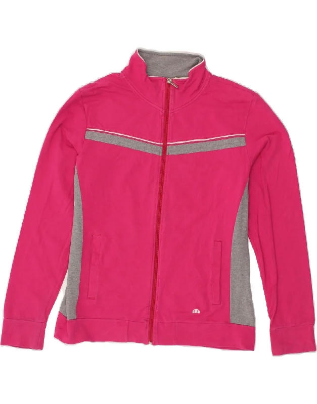 ELLESSE Womens Tracksuit Top Jacket UK 18 XL Pink Colourblock Cotton Nylon Jacket Polyester Jacket Spandex Jacket ELLESSE Womens Tracksuit Top Jacket UK 18 XL Pink Colourblock Cotton Nylon Jacket Polyester Jacket Spandex Jacket