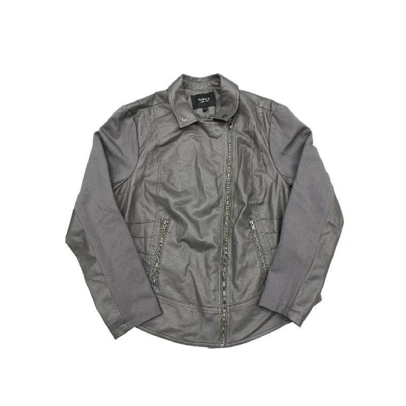 Grey Jacket Moto Torrid, Size 2x Notch Collar Jacket Peter Pan Collar Jacket Cowl Neck Jacket Grey Jacket Moto Torrid, Size 2x Notch Collar Jacket Peter Pan Collar Jacket Cowl Neck Jacket