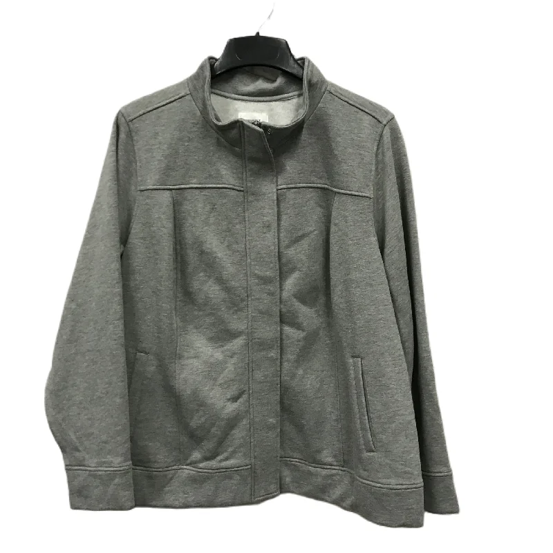 Grey Jacket Other By Market & Spruce, Size: 2x One-Shoulder Jacket Off-the-Shoulder Jacket Asymmetrical Jacket Grey Jacket Other By Market & Spruce, Size: 2x One-Shoulder Jacket Off-the-Shoulder Jacket Asymmetrical Jacket