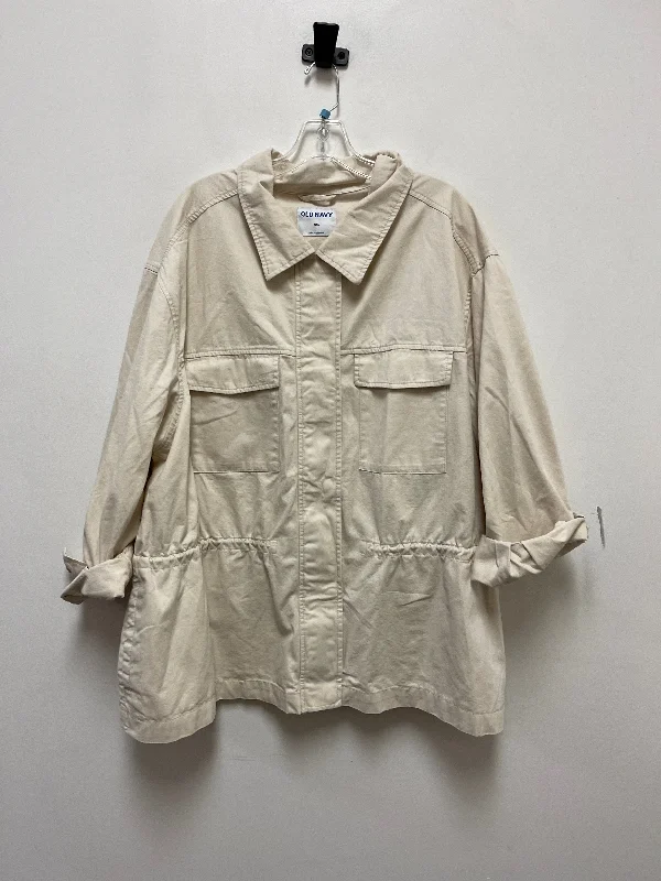 Jacket Other By Old Navy In Cream, Size: 2x Herringbone Jacket Houndstooth Jacket Plaid Jacket Jacket Other By Old Navy In Cream, Size: 2x Herringbone Jacket Houndstooth Jacket Plaid Jacket
