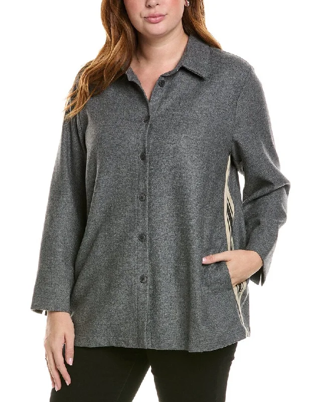 Marina Rinaldi Plus Finezza Wool-Blend Jacket Striped Jacket Polka Dot Jacket Floral Jacket Marina Rinaldi Plus Finezza Wool-Blend Jacket Striped Jacket Polka Dot Jacket Floral Jacket