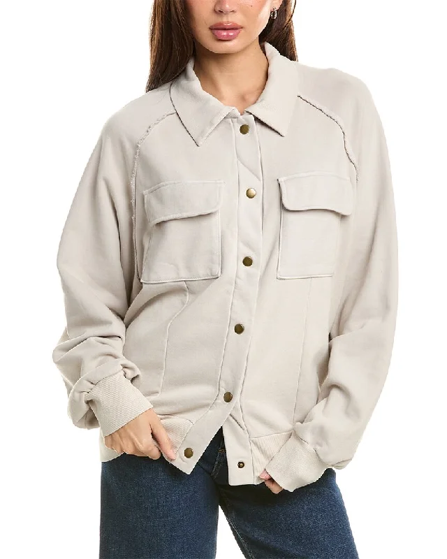 Project Social T Augusta Snap Front Jacket Snapped Jacket Toggled Jacket Drawstring Jacket Project Social T Augusta Snap Front Jacket Snapped Jacket Toggled Jacket Drawstring Jacket