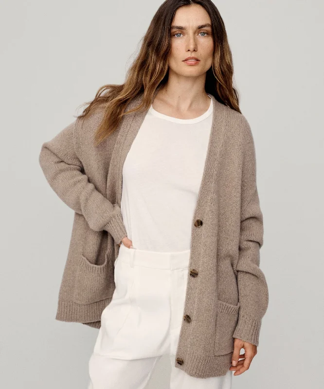 Cashmere Spencer Cardigan Stretchy Elastic Breathable