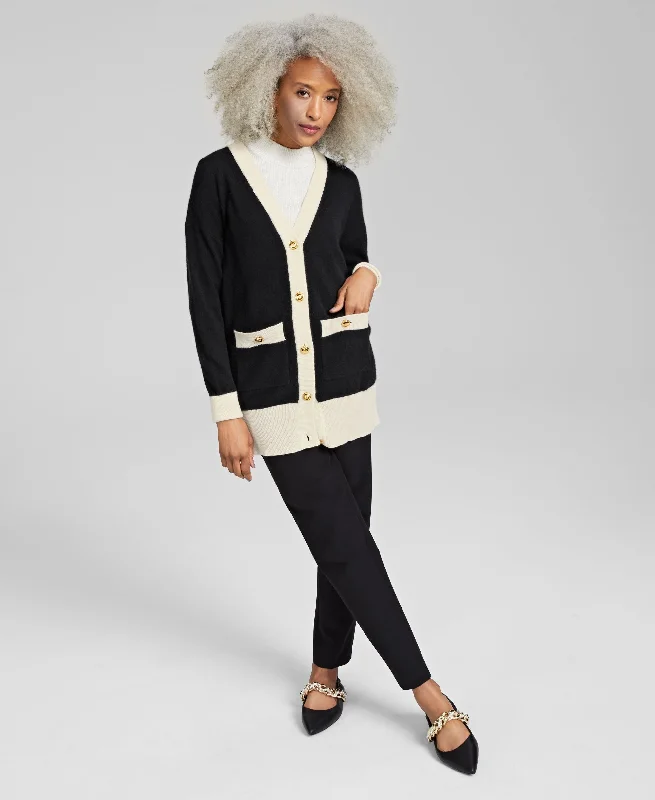 Charter Club Womens 100 Cashmere Colorblocked Cardigan Rayon Fabric Velvet Fabric Corduroy Fabric Charter Club Womens 100 Cashmere Colorblocked Cardigan Rayon Fabric Velvet Fabric Corduroy Fabric