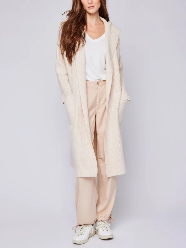 Maeve Cardigan Transparent Opaque Sheer