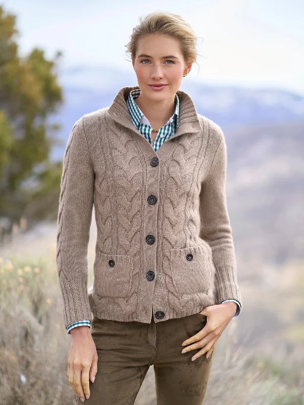Hanna Cashmere Cardigan Casual Formal Business