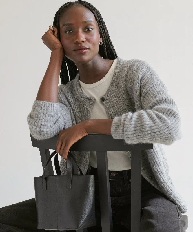 Hayes Crewneck Cardigan Asymmetrical,ymmetric Pencil Cardigan