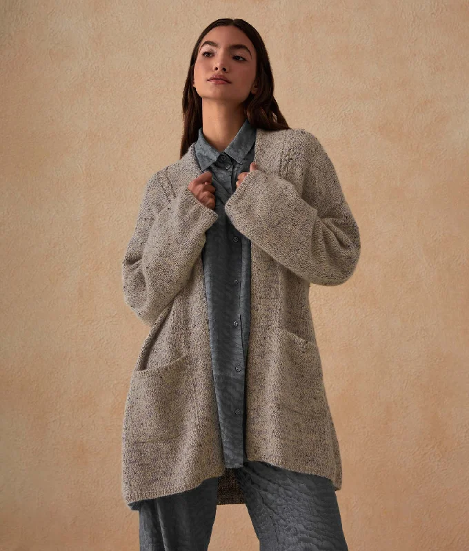 Kimono Baby Alpaca Cardigan Spandex Rayon Corduroy