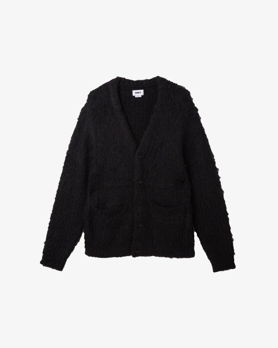 Obey Patron Cardigan Terry Blend Velvet Blend Canvas Blend