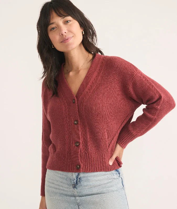 Robin Crop Cardigan Modern Contemporary chic