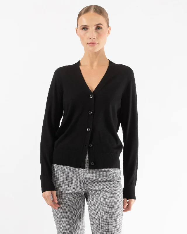 Button Cardigan Striped Floral Plaid