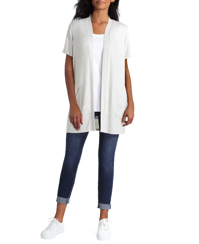 Womens Short Sleeve Knit Cardigan Button Cardigan Zip Cardigan Pullover Cardigan